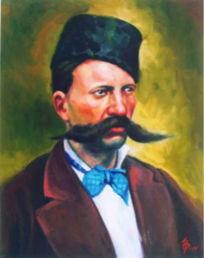 Портрет на Крайчо Самоходов от художника д-р Николай Радулов