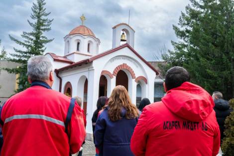 Велик Богоявленски водосвет бе отслужен в „Асарел-Медет“